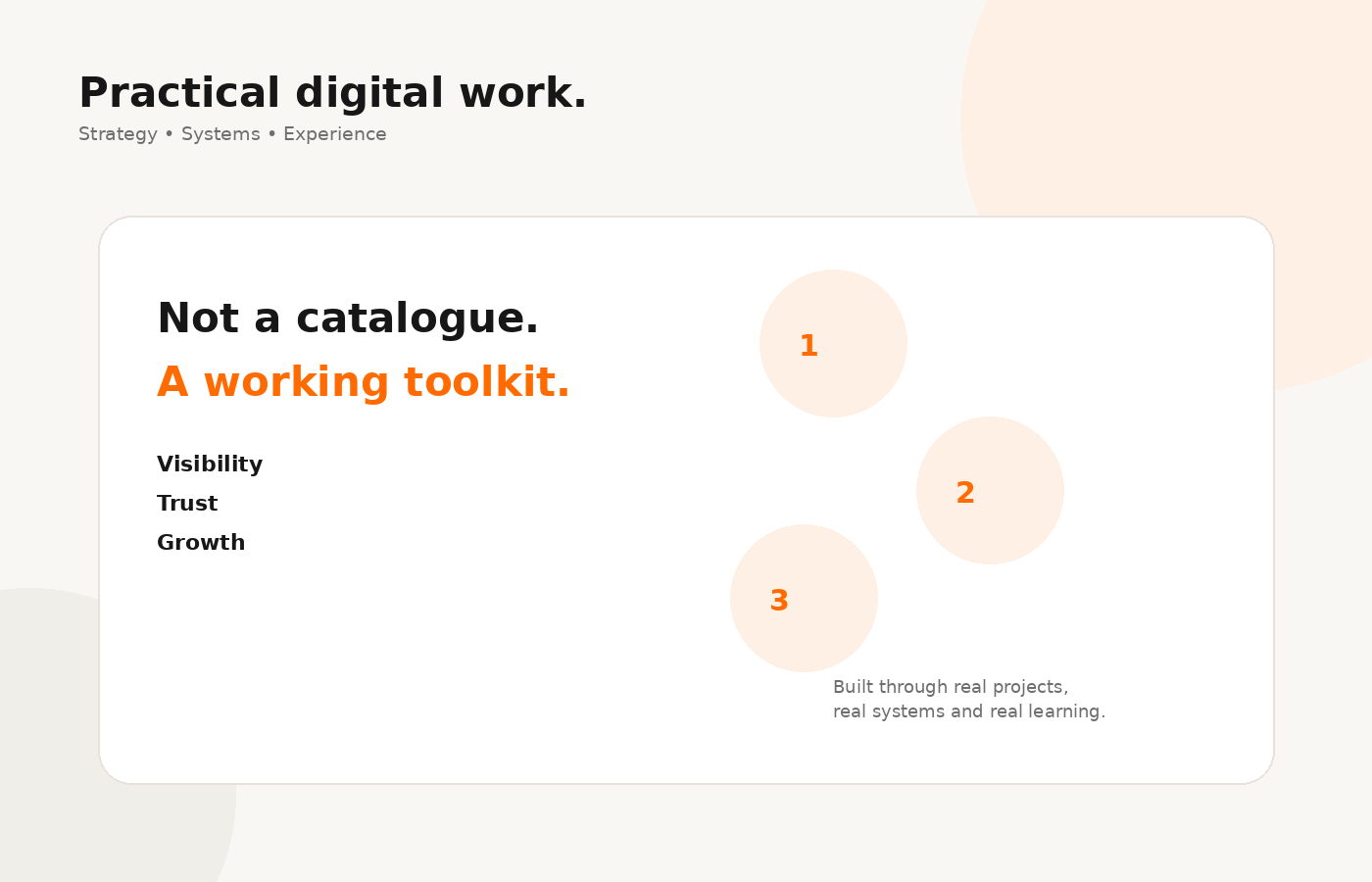 the digital solution centre approach to practical digital systems